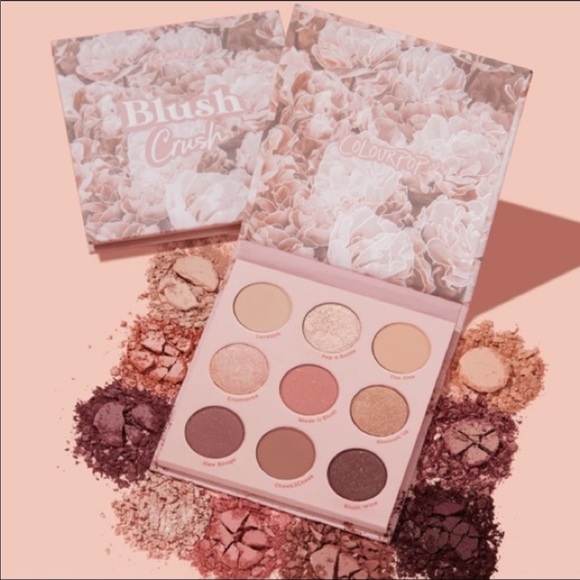 COLOURPOP BLUSH CRUSH EYESHADOW PALETTE CP BOUTIQUE UNTOUCHED NWT - Picture 2 of 8